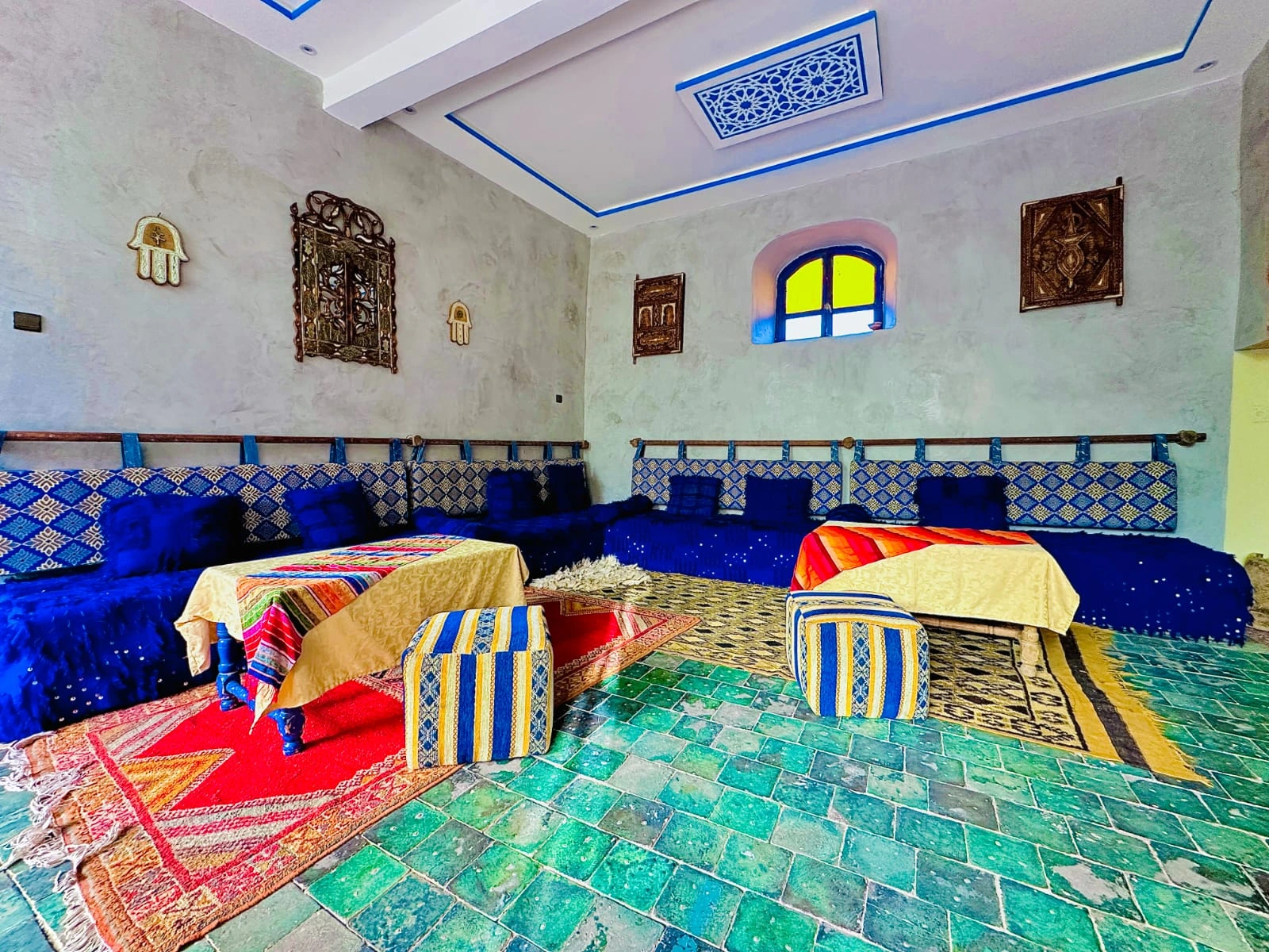 Our Story - La Petite Kasbah traditional Moroccan riad courtyard in Zagora
