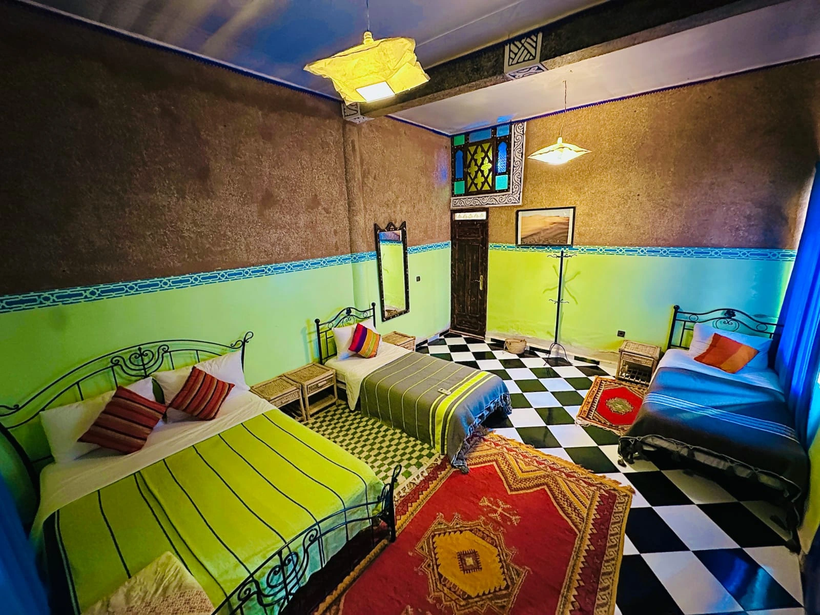 Rooms at La Petite Kasbah - Traditional Moroccan accommodation in Zagora